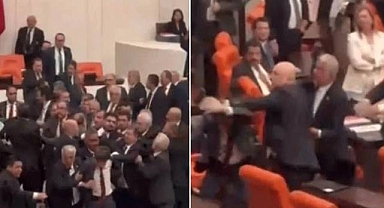 DEM Parti Milletvekiline Yumruk Atan Vekile Destek Verdi
