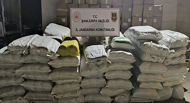 Şanlıurfa’da Çuvallar İçerisinde Tonlarca Ele Geçirildi!