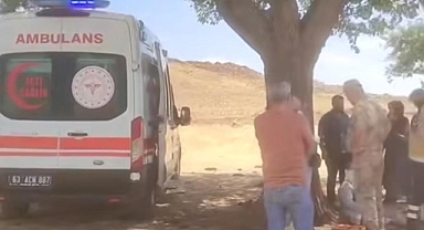 Siverek'te Kontrolden Çıkan Otomobil Tarlaya Uçtu