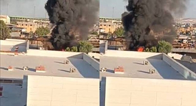 Urfa'da Korkutan Yangın! İtfaiye Müdahale Ediyor