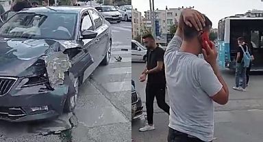 Urfa'da Yolcu Otobüsü İle Otomobil Çarpıştı