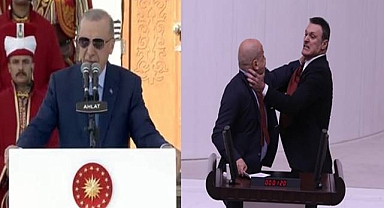 AK Partili Alpay'ın Ahmet Şık'a Yumruk Atmasına Erdoğan'dan İlk Yorum