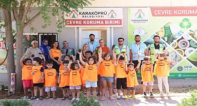 Karaköprü'de Miniklere Doğa Sevgisi Aşılanıyor