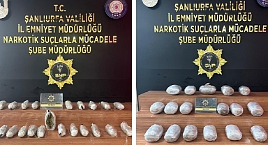 Urfa'da 29 Kilo Uyuşturucu Madde Ele Geçirildi! Gözaltılar Var