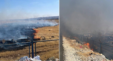Şanlıurfa’da Askeri Alanda Yangın Çıktı!