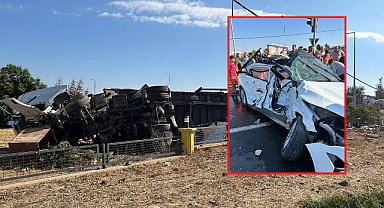 Şanlıurfa’da Feci Kaza! TIR İle Otomobil Çarpıştı