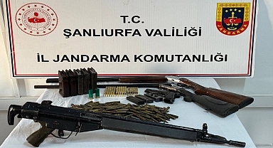 Siverek İlçesinde Çok Sayıda Silah Ele Geçirildi!