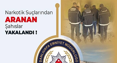 Urfa'da Aranan 7 Zehir Taciri Yakalandı
