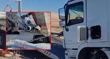 Urfa’da Kontrolden Çıkan TIR Kaza Yaptı!
