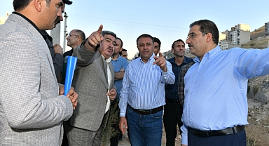 Vali Hasan Şıldak, Taşkın Derelerindeki Çalışmaları İnceledi