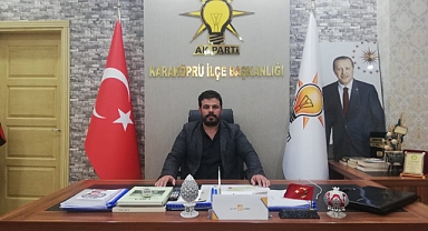 Abdullah Beyaztaş AK Parti Karaköprü İlçe Başkanlığına Aday Oldu