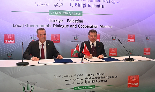 Türkiye ile Filistin Yerel Yönetimleri Arasında Tarihi İş Birliği Adımı