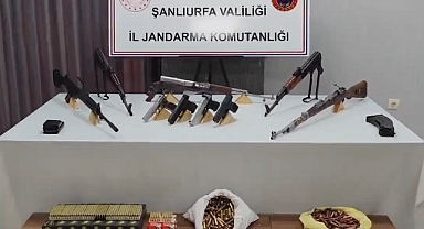 Şanlıurfa’da Jandarmadan Dev Operasyon! Silah ve Mühimmat Ele Geçirildi