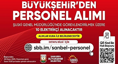 Şanlıurfa Büyükşehir Belediyesi'nden Şeffaf Personel Alımı Duyurusu!
