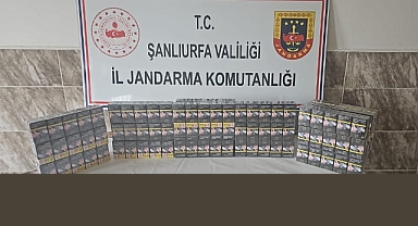 Şanlıurfa’da Jandarmadan Kaçak Sigara Operasyonu!