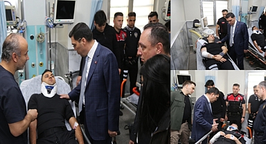 Şanlıurfa’da Trafik Kazası! 4 Yunus Polisi Yaralandı