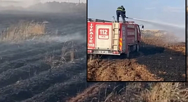 4. Şanlıurfa’da Buğday Tarlasında Yangın! 170 Dönüm Zarar Gördü