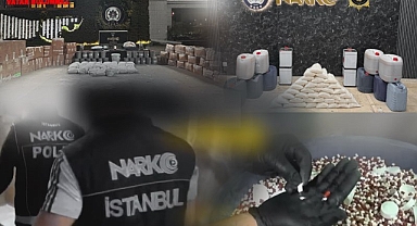 1,5 Milyon Uyuşturucu Hap ve Yüzlerce Kilo Maddeye El Konuldu!
