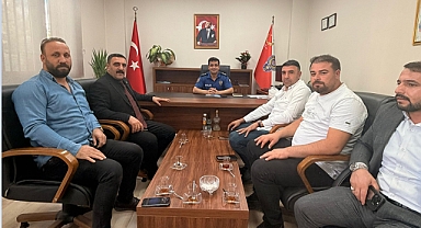 Zafer Partisi Karaköprü İlçe Teşkilatından Emniyet Müdürüne Ziyaret!