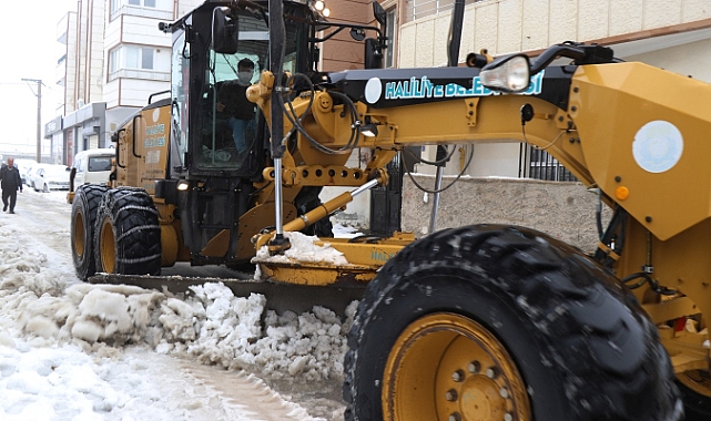 Haliliye Belediyesi’nden Kar Seferberliği Ekipler 7/24 Sahada!