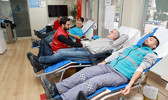 ŞUSKİ Personelinden Toplumsal Duyarlılık Örneği! Kan Bağışında Bulundular