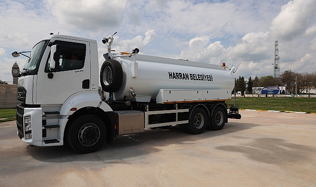 Harran’a Yeni 13 Bin Litrelik Sulama Tankeri Kazandırıldı