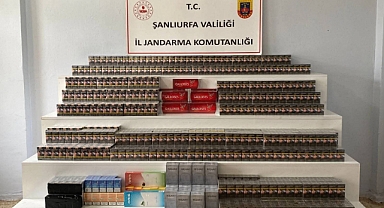 Şanlıurfa’da Kaçakçılık Operasyonu Binlerce Paket Ele Geçirildi