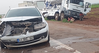 Şanlıurfa'da Trafik Kazası! Maddi Hasar Meydana Geldi